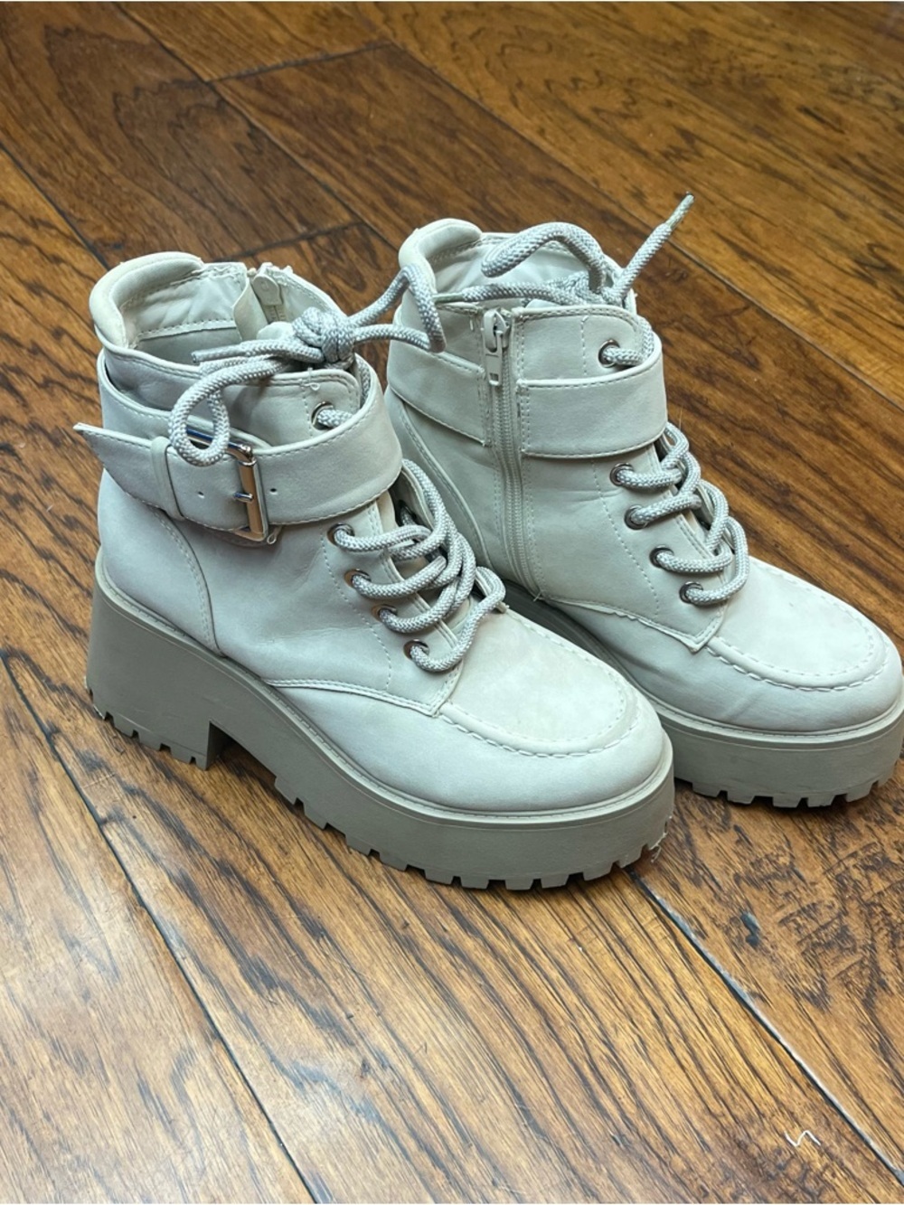 Soda womens platform combat boots - Picture 2 of 5